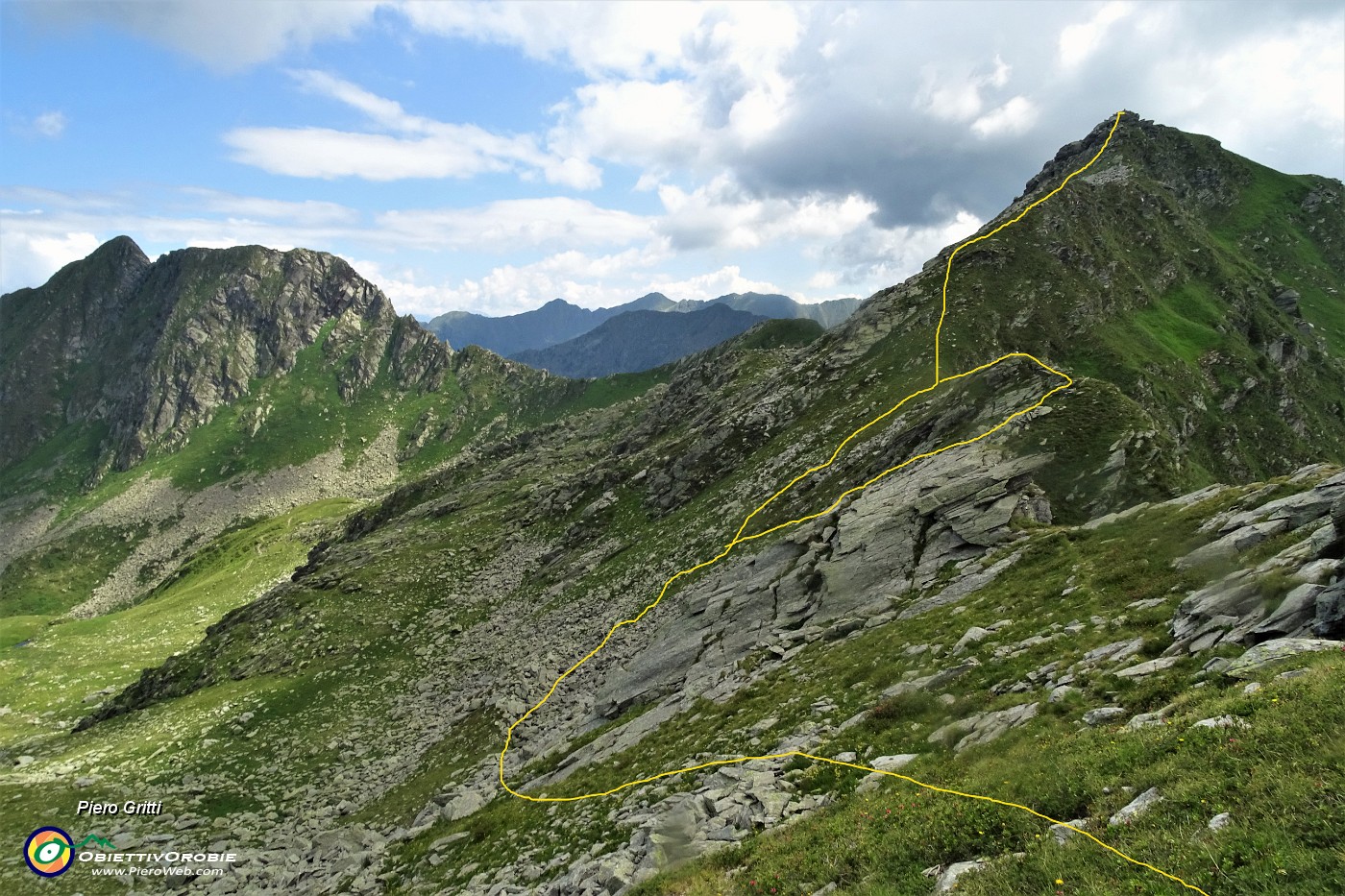 48 Ecco il percorso di salita su tracce .JPG -                                